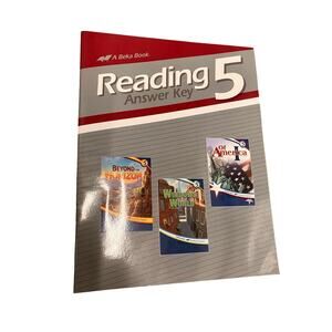 Abeka 5th Grade Reading 5 Answer‎ Key Homeschool Teachers Curriculum (2015) PB